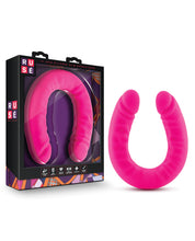 Load image into Gallery viewer, Ruse 18" Slim Double Dong - Hot Pink