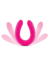 Load image into Gallery viewer, Ruse 18" Slim Double Dong - Hot Pink