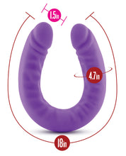 Load image into Gallery viewer, Ruse 18" Slim Double Dong - Purple