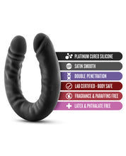 Load image into Gallery viewer, Blush Ruse 18" Double Dildo - Black
