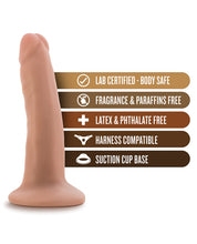 Load image into Gallery viewer, Blush Willy's 5.5" Silicone Dildo &amp; Suction Cup - Vanilla