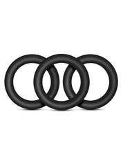 Load image into Gallery viewer, Blush Performance Vs2 Pure Premium Silicone Cockrings Small - Black