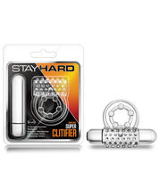 Load image into Gallery viewer, Blush Stay Hard Super Clitifier Cock Ring - Clear