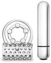 Load image into Gallery viewer, Blush Stay Hard Super Clitifier Cock Ring - Clear
