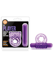 Load image into Gallery viewer, Blush Play With Me The Player Vibrating Double Strap Cockring - Purple