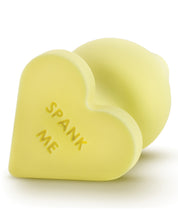 Load image into Gallery viewer, Blush Play With Me Naughty Candy Heart Spank Me Plug - Yellow