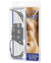 Load image into Gallery viewer, Blue Line C&amp;b Cock Ring W-1.5" Ball Stretcher &amp; Optional Weight Ring