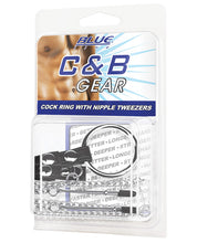 Load image into Gallery viewer, Blue Line C&amp;b Cock Ring W-nipple Tweezers