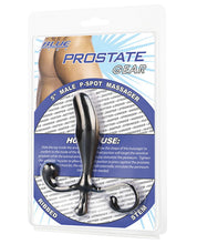 Load image into Gallery viewer, Blue Line C&amp;b 5" Male P-spot Massager - Black