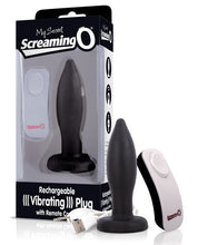 Load image into Gallery viewer, Screaming O My Secret Remote Vibrating Plug - Black
