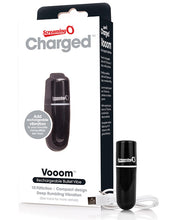 Load image into Gallery viewer, Screaming O Charged Vooom Rechargeable Bullet Vibe - Black