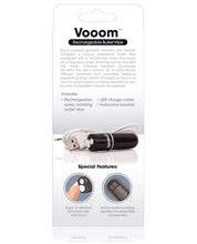 Load image into Gallery viewer, Screaming O Charged Vooom Rechargeable Bullet Vibe - Black