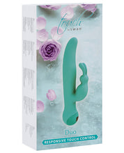 Load image into Gallery viewer, Touch By Swan Duo Rabbit Vibrator - Teal