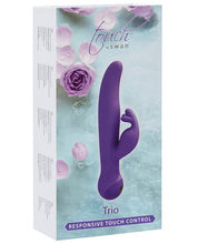 Load image into Gallery viewer, Touch By Swan Trio Clitoral Vibrator - Purple