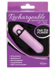 Load image into Gallery viewer, Simple &amp; True Rechargeable Vibrating Bullet - Purple