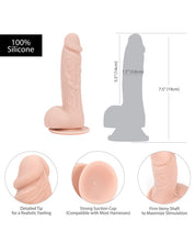Load image into Gallery viewer, Addiction Mark 7.5" Dildo - Beige