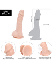 Load image into Gallery viewer, Addiction Brad 7.5" Dildo - Beige