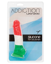 Load image into Gallery viewer, Addiction Leonardo 7" Dildo - Red-white-green