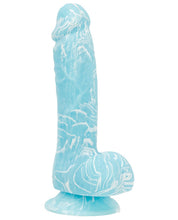 Load image into Gallery viewer, Addiction Luke 7.5" Glow In The Dark Dildo - Blue