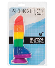Load image into Gallery viewer, Addiction Justin 8" Dildo - Rainbow