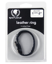 Load image into Gallery viewer, Spartacus Nickel Free Leather Cock Ring