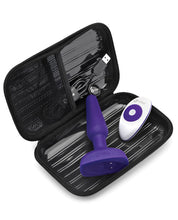 Load image into Gallery viewer, B-vibe Remote Trio Plug W-3 Motors - Purple