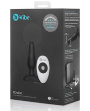 Load image into Gallery viewer, B-vibe Remote Novice Plug - Black