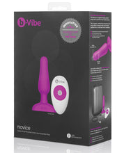 Load image into Gallery viewer, B-vibe Remote Novice Plug - Fuchsia