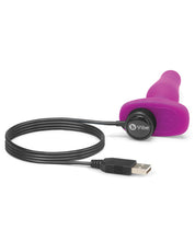 Load image into Gallery viewer, B-vibe Remote Novice Plug - Fuchsia