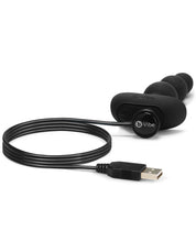 Load image into Gallery viewer, B-vibe Remote Triplet Anal Beads - Black