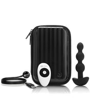 Load image into Gallery viewer, B-vibe Remote Triplet Anal Beads - Black