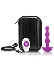 Load image into Gallery viewer, B-vibe Remote Triplet Anal Beads - Fuchsia