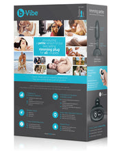 Load image into Gallery viewer, B-vibe Petite Rimming Plug - Black