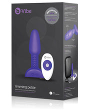 Load image into Gallery viewer, B-vibe Petite Rimming Plug - Purple