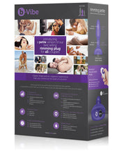 Load image into Gallery viewer, B-vibe Petite Rimming Plug - Purple