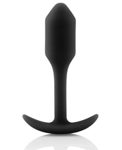 Load image into Gallery viewer, B-vibe Weighted Snug Plug 1 - .55 G Black