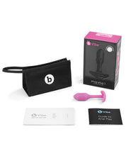 Load image into Gallery viewer, B-vibe Weighted Snug Plug 1 - .55 G Fuchsia