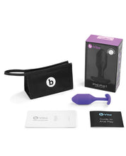 Load image into Gallery viewer, B-vibe Weighted Snug Plug 2 - .114 G Purple