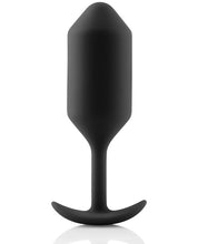 Load image into Gallery viewer, B-vibe Weighted Snug Plug 3 - .180 G Black