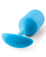 Load image into Gallery viewer, B-vibe Weighted Snug Plug 3 - .180 G Teal