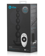 Load image into Gallery viewer, B-vibe Cinco Remote Control Rechargeable Beads - Black
