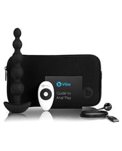 Load image into Gallery viewer, B-vibe Cinco Remote Control Rechargeable Beads - Black