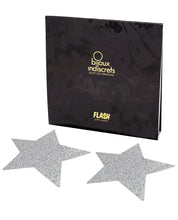 Load image into Gallery viewer, Bijoux Indiscrets Flash Star Pastie - Silver