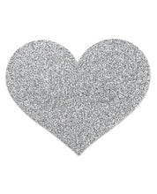 Load image into Gallery viewer, Bijoux Indiscrets Flash Heart Pastie - Silver