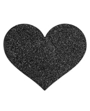 Load image into Gallery viewer, Bijoux Indiscrets Flash Heart Pastie - Black