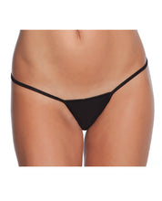 Load image into Gallery viewer, Low Rise Lycra G-string Black O-s