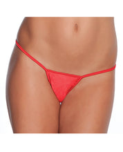 Load image into Gallery viewer, Low Rise Lycra G-string Red O-s
