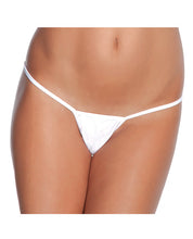 Load image into Gallery viewer, Low Rise Lycra G-string White Xl