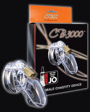 Load image into Gallery viewer, Cb-3000 3" Cock Cage &amp; Lock Set - Clear