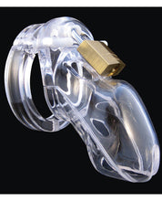 Load image into Gallery viewer, Cb-3000 3" Cock Cage &amp; Lock Set - Clear